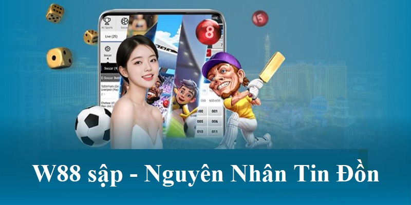 Những nguyên nhân chủ yếu dẫn đến tin đồn W88 sập